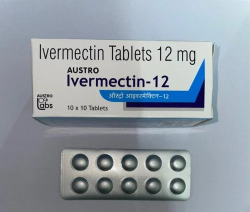 Austro 12mg Ivermectin - 100 Tablet -