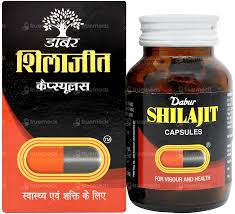 Shilajit Capsules with Pure Mineral Pitch for Natural Energy