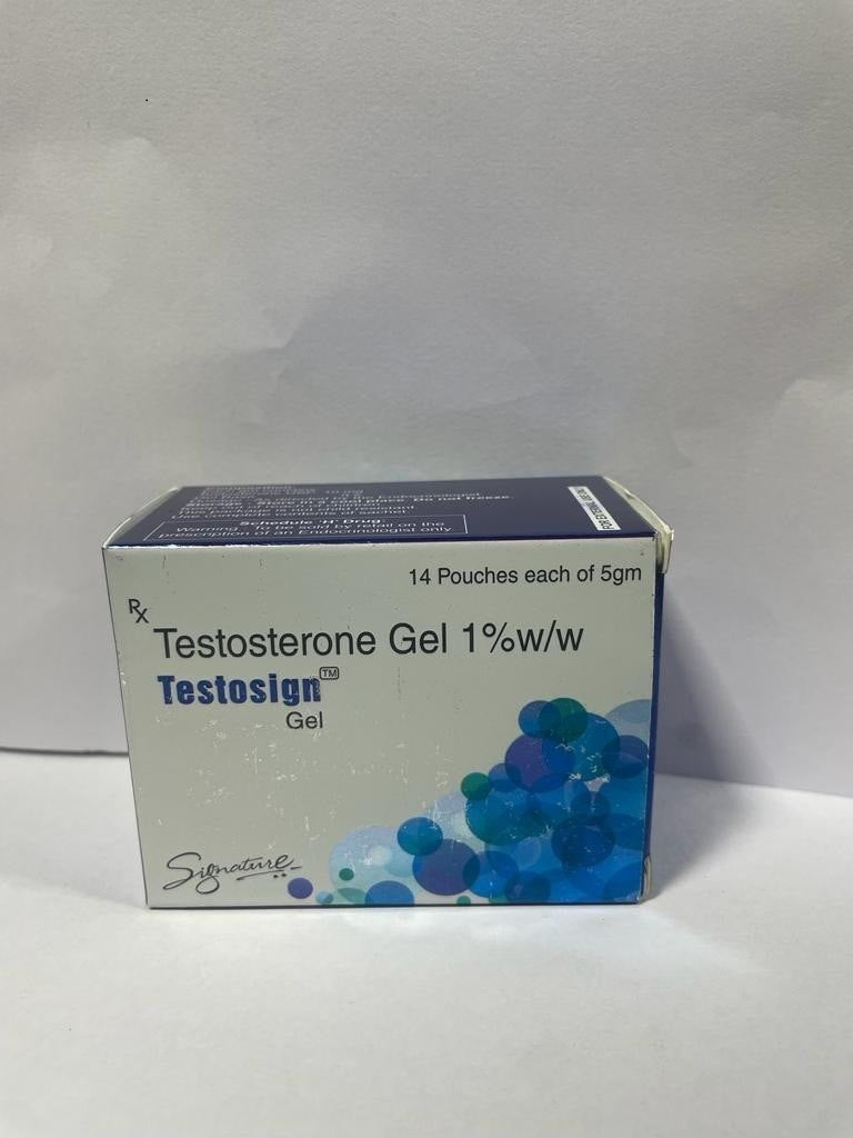Testosign Gel (Testosterone Gel 1%) USA - Pack of 14